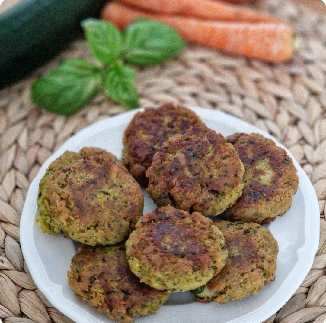 Polpettine di lenticchie e verdure. veg