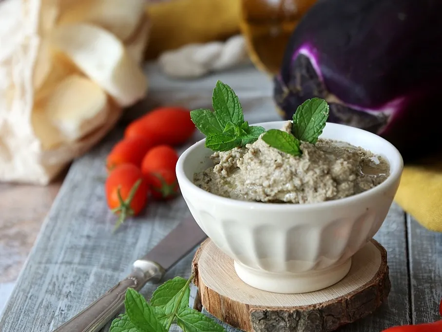 Salsa di Melanzane. veg. glutine free